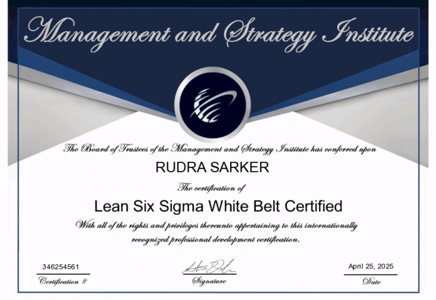 Certificate 2