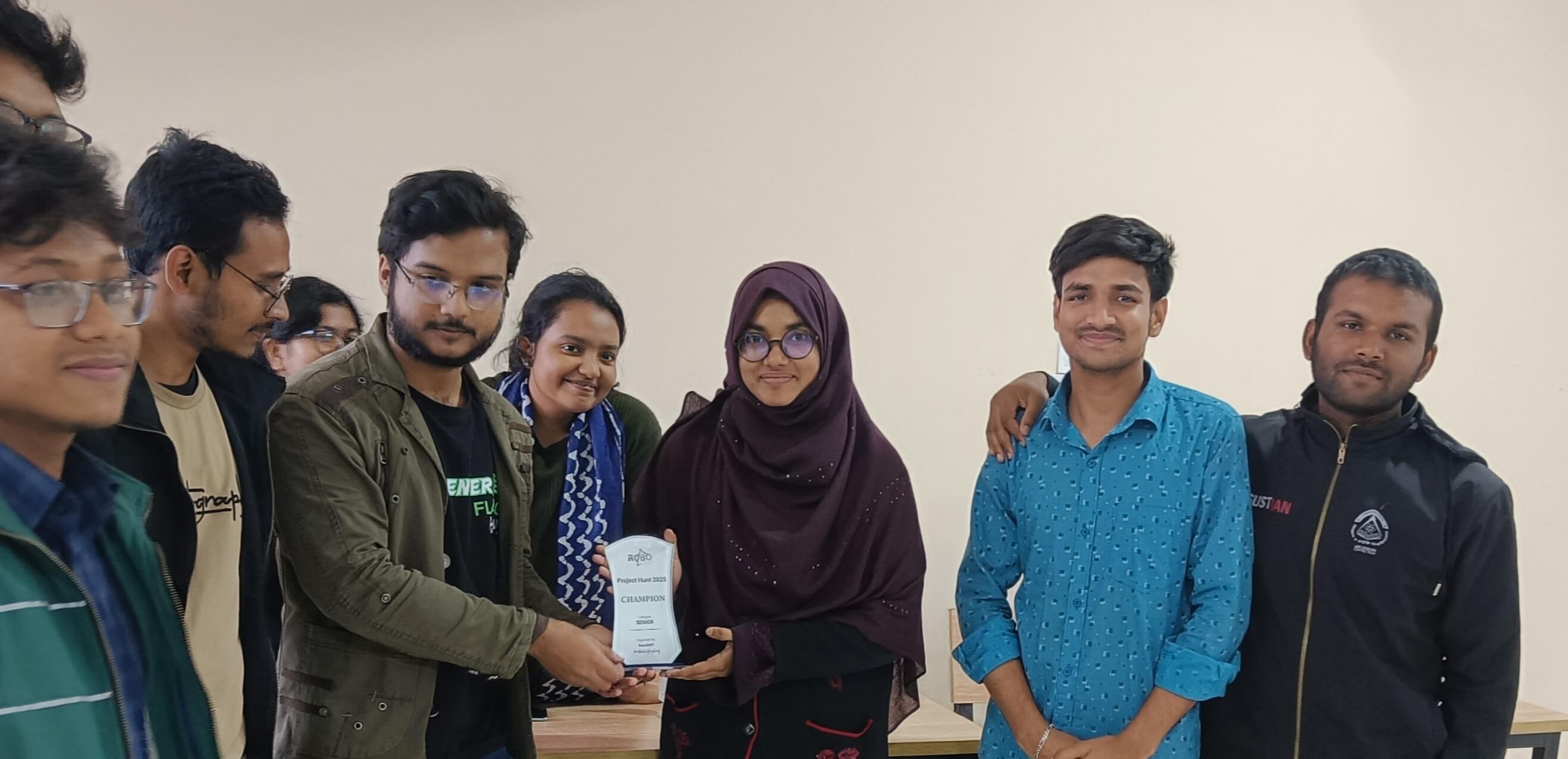 Champion at Senior Project Hunt Hosted By RoboSUST