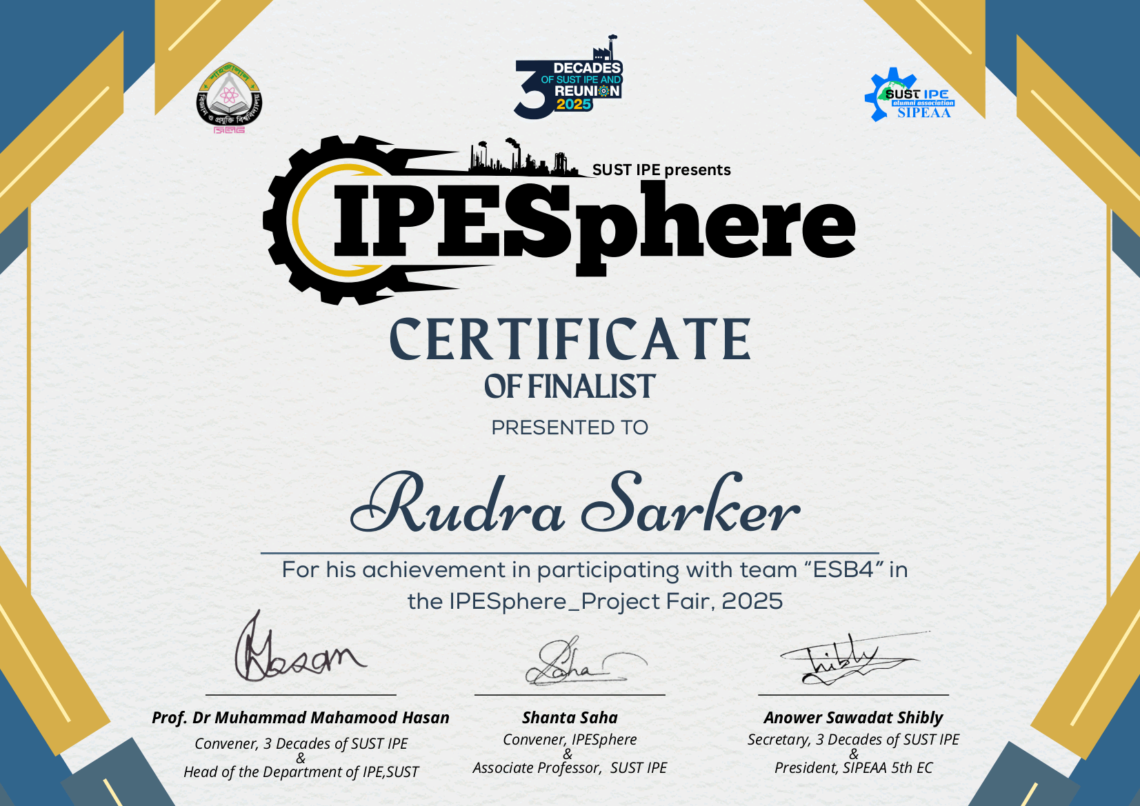 Certificate 1